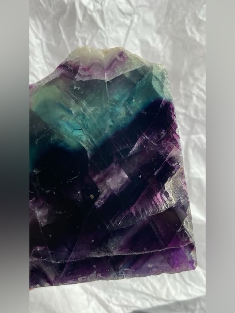 Rainbow Fluorite Freeform slab - Picture 3 of 6